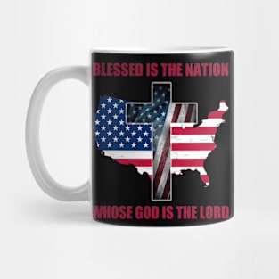 Blessed Is The Nation Whose God Is The Lord Costume Gift Mug